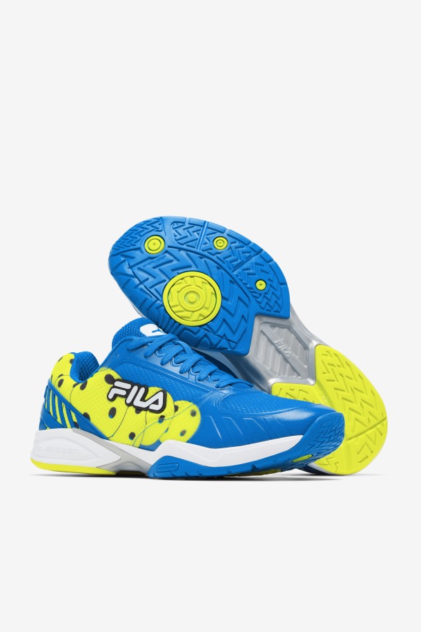 Fila Outlets Hombre Volley Zone Azul/blanco/amarillo