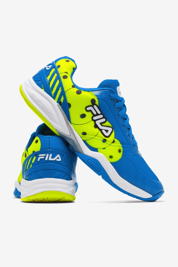Fila Outlets Hombre Volley Zone Azul/blanco/amarillo