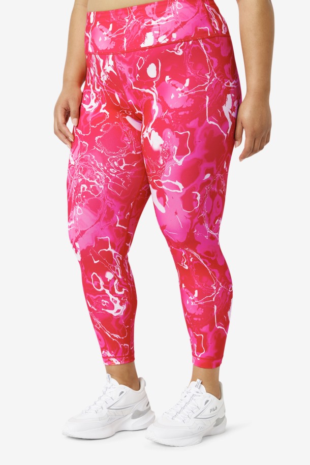 Rosa Mármol Fila Puntos De Venta Forza Elegante 7/8 Leggings