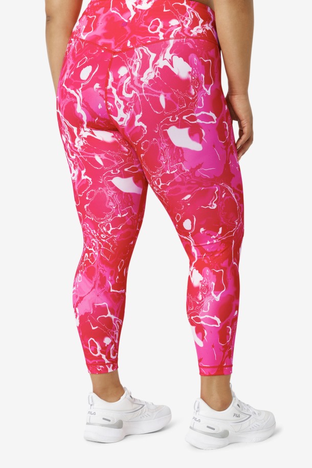 Rosa Mármol Fila Puntos De Venta Forza Elegante 7/8 Leggings