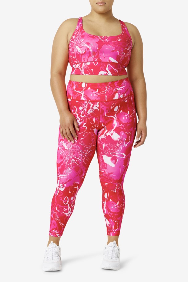 Rosa Mármol Fila Puntos De Venta Forza Elegante 7/8 Leggings