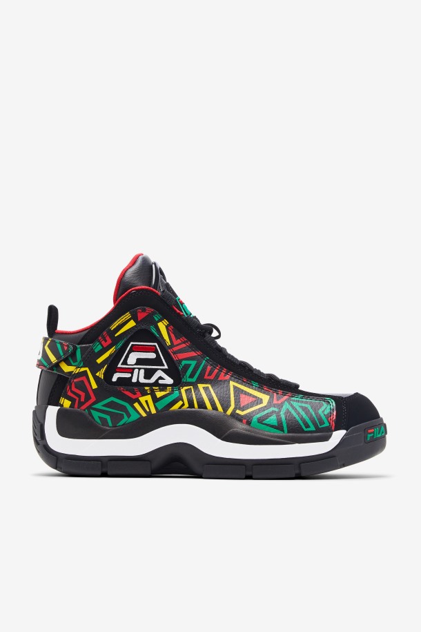 Fila Outlets Negro/jelly Bean/limón Hombres Grant Hill 2