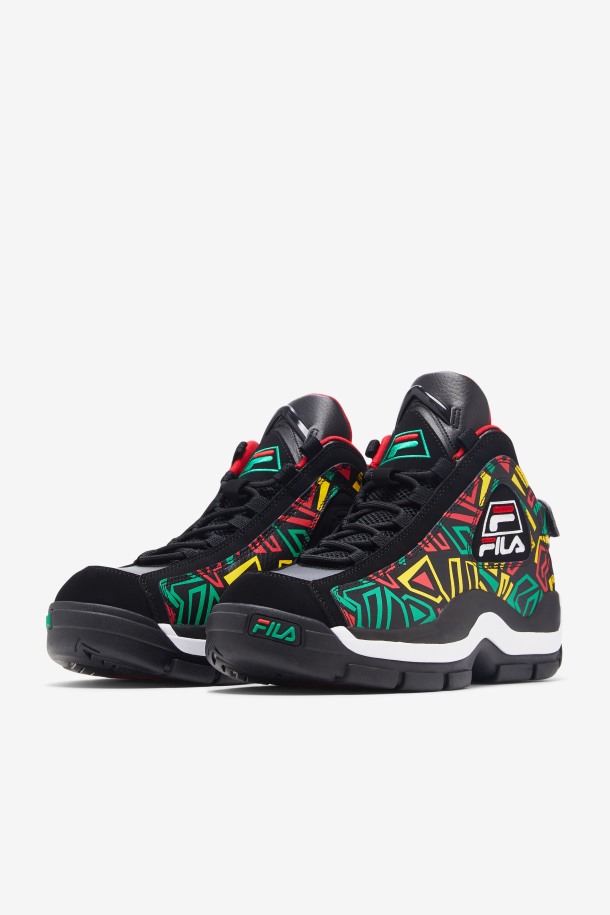 Fila Outlets Negro/jelly Bean/limón Hombres Grant Hill 2