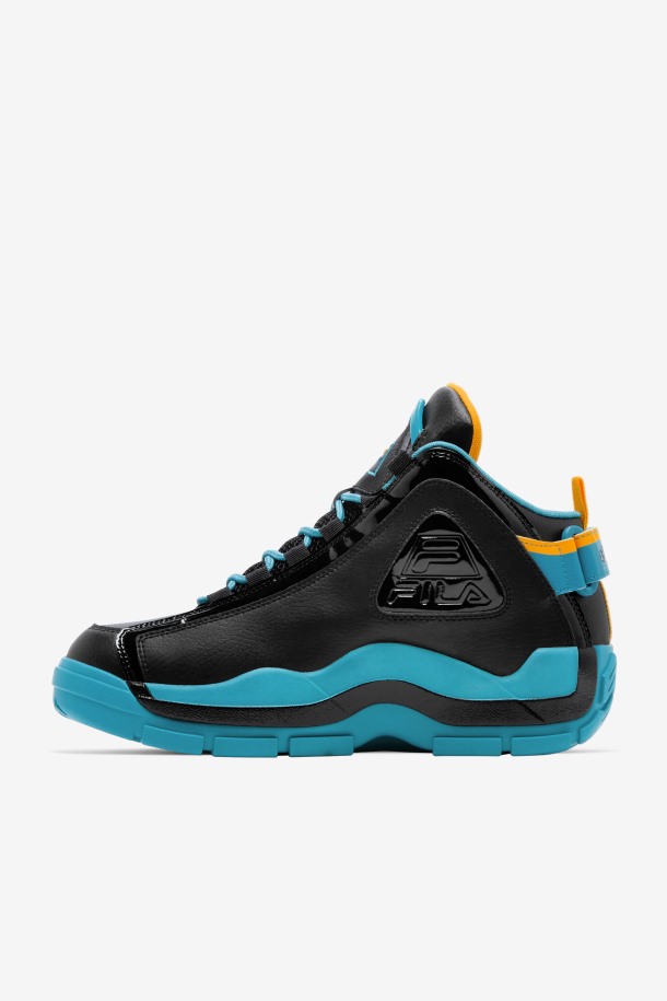 2 Salidas Semi-profesionales De Fila Para Hombre Grant Hill Negro/verde Azulado/zinnia