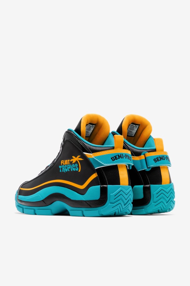 2 Salidas Semi-profesionales De Fila Para Hombre Grant Hill Negro/verde Azulado/zinnia