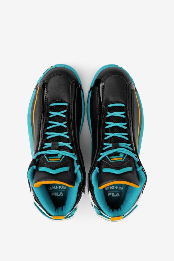 2 Salidas Semi-profesionales De Fila Para Hombre Grant Hill Negro/verde Azulado/zinnia