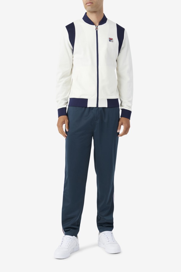 Fila Outlets Egret/navy Colton Bomber