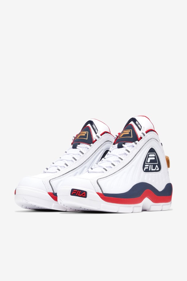 Fila Hombre Grant Hill 2 Game Break Blanco/azul/rojo Outlet