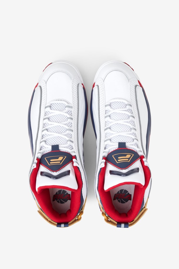 Fila Hombre Grant Hill 2 Game Break Blanco/azul/rojo Outlet