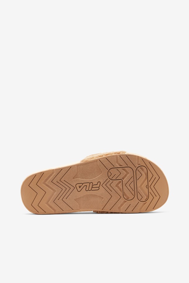 Fila Outlet Mujer Beige/navy/red Fuzzy Drifter