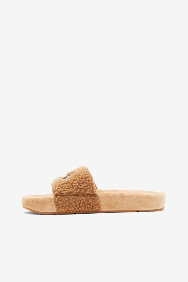 Fila Outlet Mujer Beige/navy/red Fuzzy Drifter