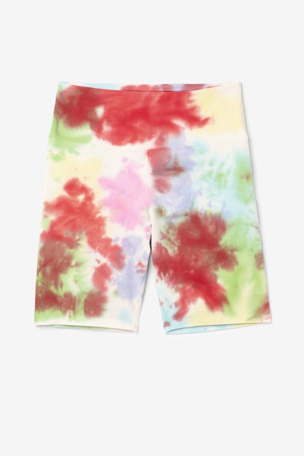 Taima Tie Dye Verde/blanco/bígaro/rojo Queue Ropa Exterior Pantalón Ciclista Madrid