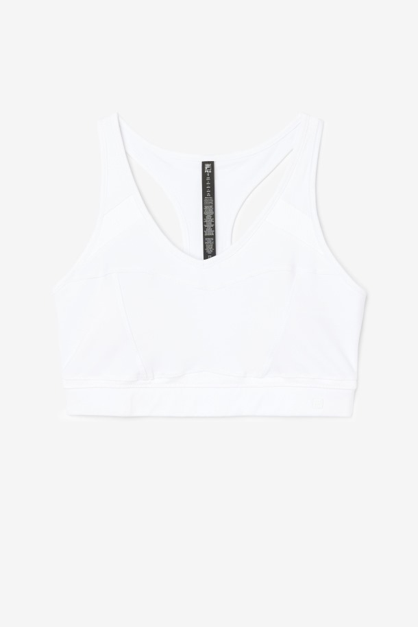Sujetador Deportivo Uplift Racerback En Blanco De Fila Outlets