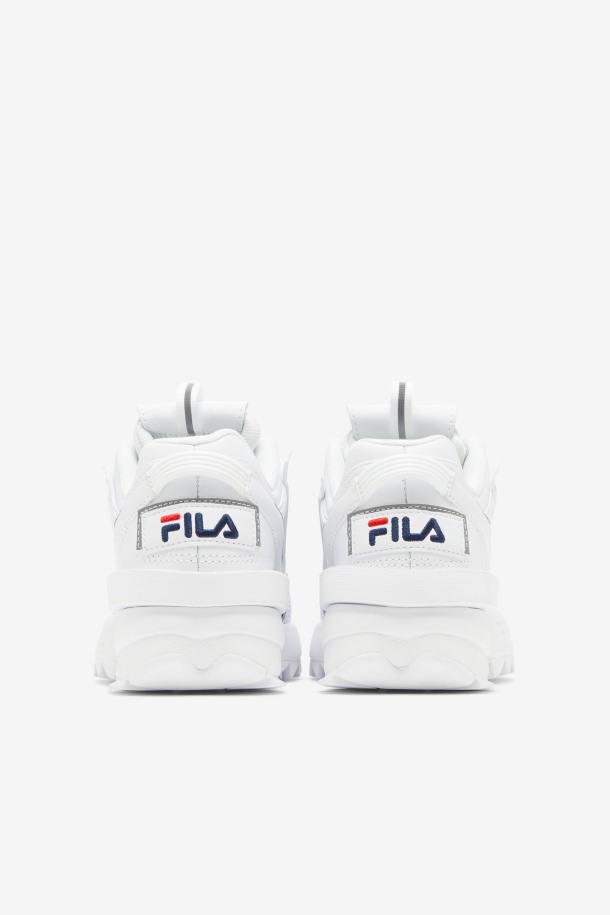 Fila Disruptor 2 Exp Para Niños Grandes Blanco/azul Marino/rojo