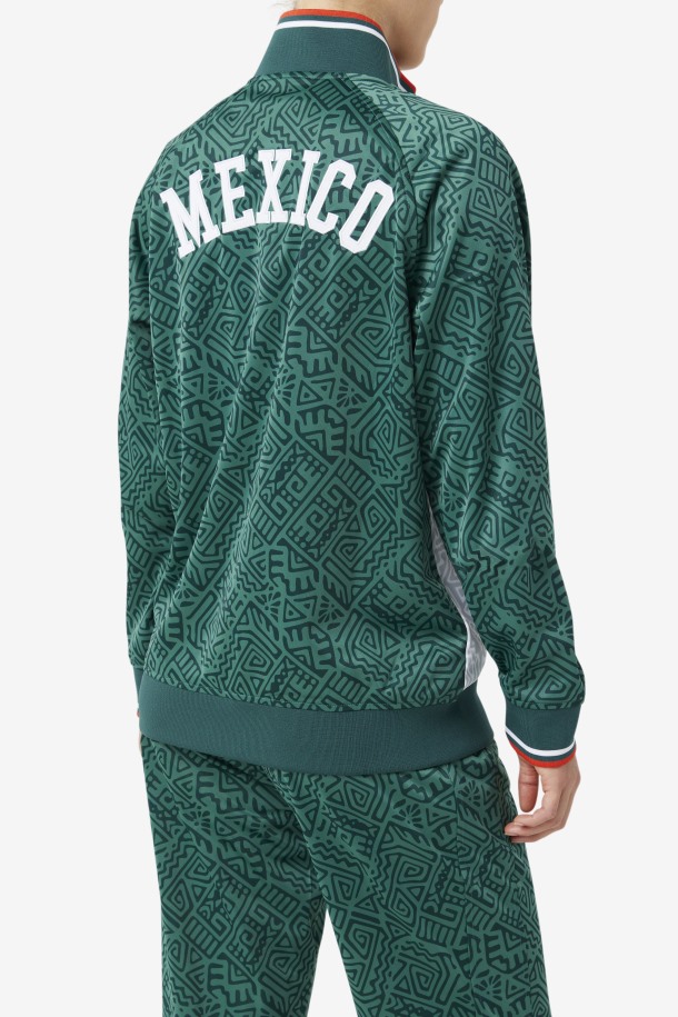 Junio Bug/blanco/fuego Rojo Fila Outlets Mexico Track Jacket