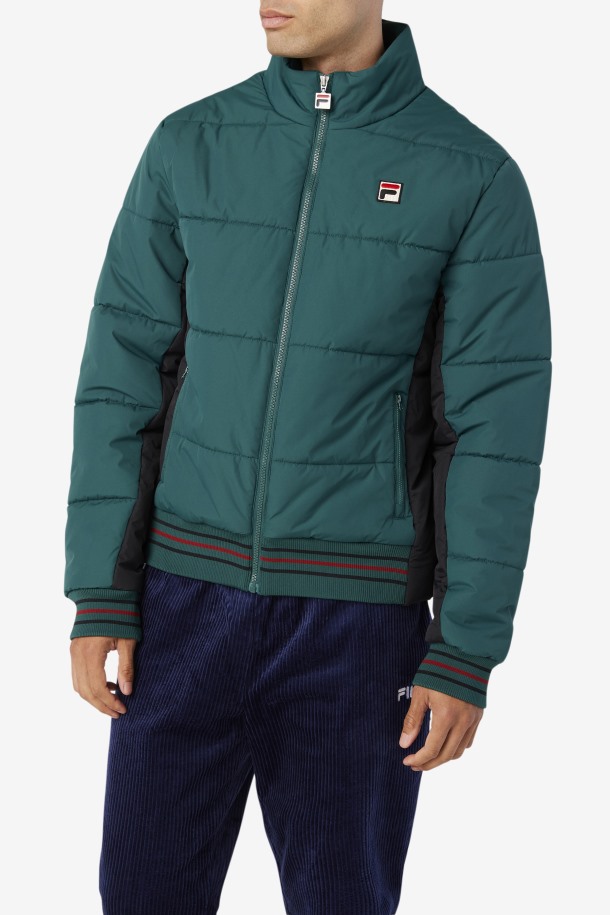 Fila Outlets Watson Puffer Chaqueta Junio Bug/negro