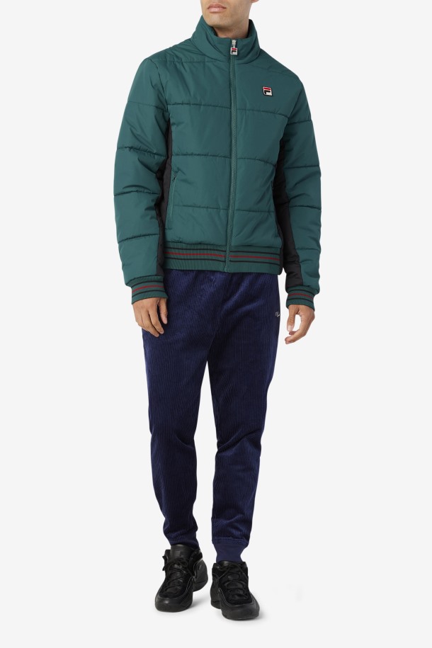 Fila Outlets Watson Puffer Chaqueta Junio Bug/negro