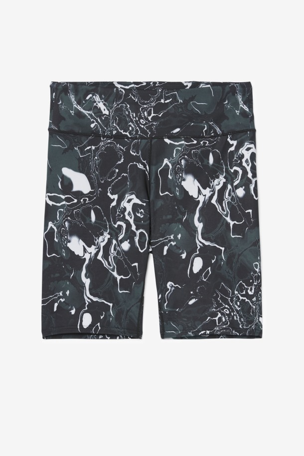 Black Marble Fila Outlets Forza 8" Bike Short