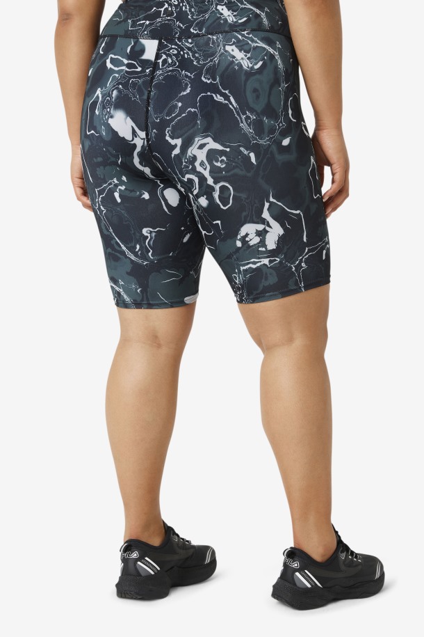 Black Marble Fila Outlets Forza 8\" Bike Short