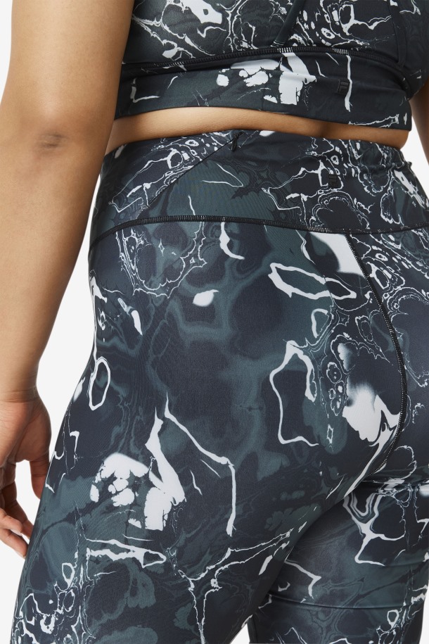 Black Marble Fila Outlets Forza 8\" Bike Short