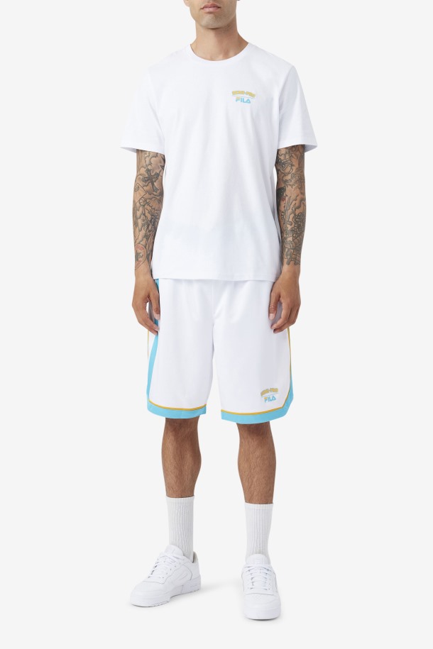 Camiseta Blanca Semi-profesional Luna Fila Outlet
