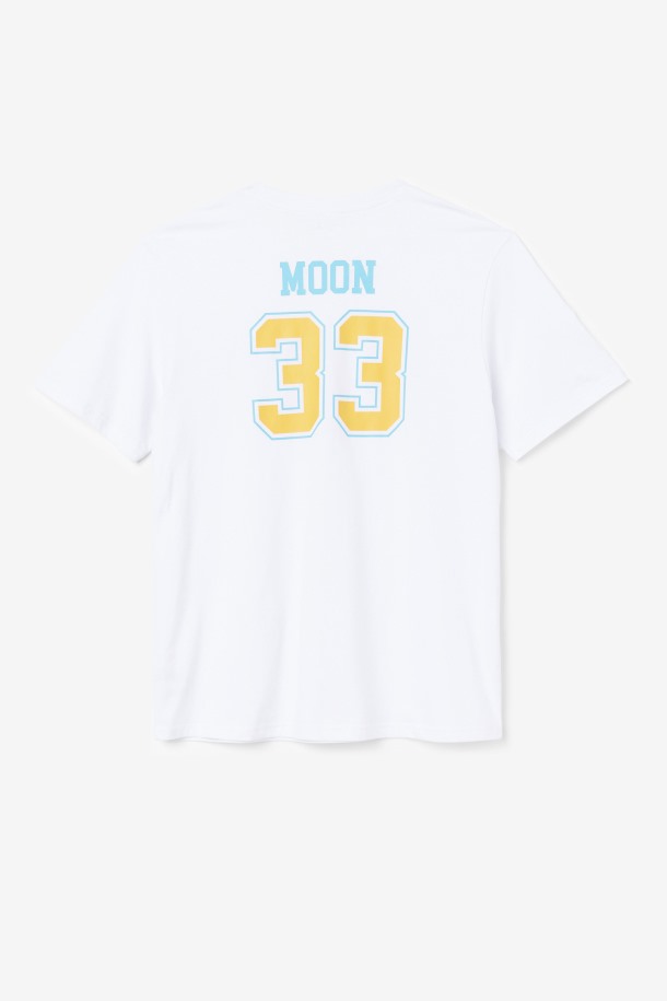 Camiseta Blanca Semi-profesional Luna Fila Outlet