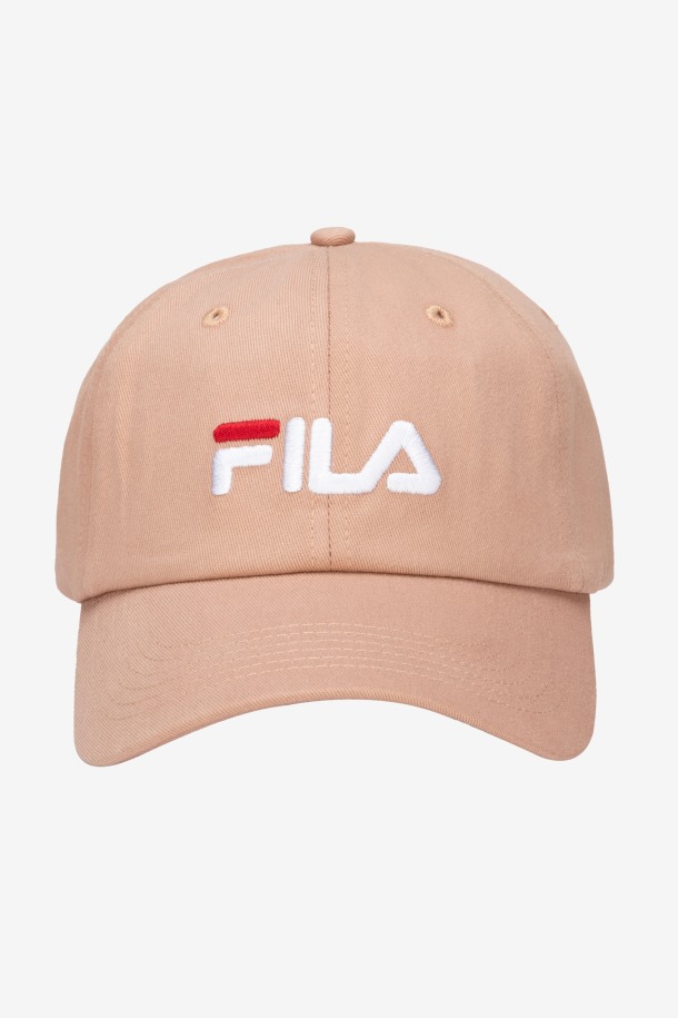 Gorra De Béisbol Con Logo Bordado De Rosa De Caoba De Fila Outlets