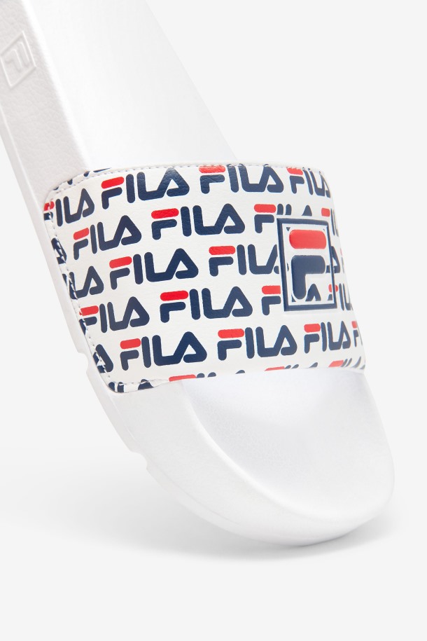 Blanco/azul Marino/rojo Fila Outlet Mujer Drifter Mood 2
