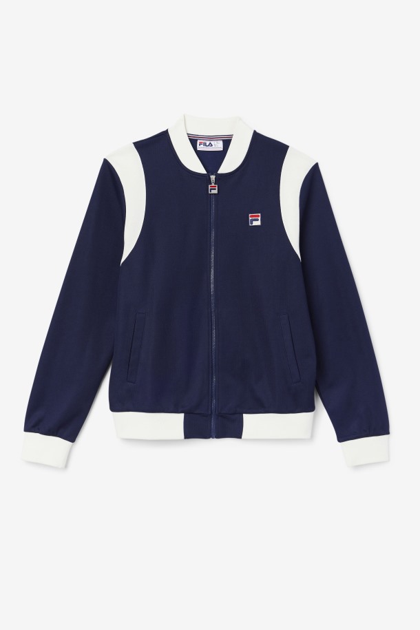 Colton Bomber Navy/egret Fila Outlets