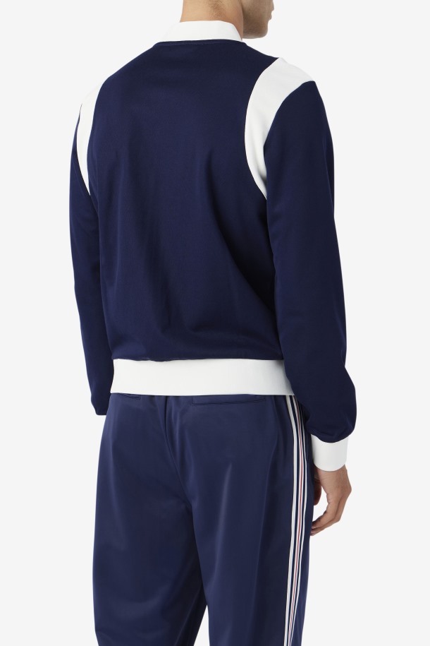 Colton Bomber Navy/egret Fila Outlets