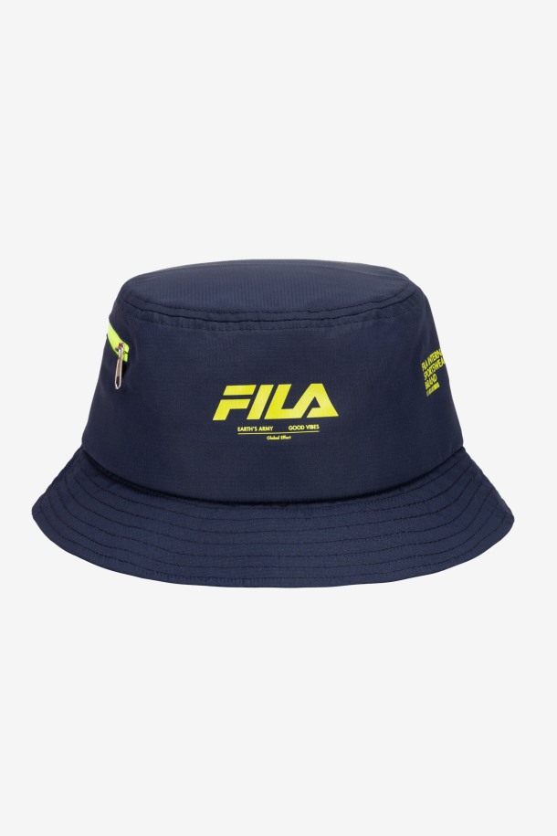 Fila Outlets Ripstop Sombrero De Pescador Azul Marino