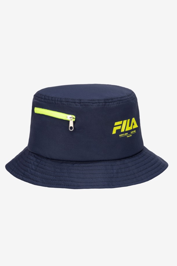 Fila Outlets Ripstop Sombrero De Pescador Azul Marino
