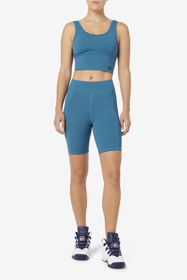 Tiana Bike Short Fila Outlet Azul Coral