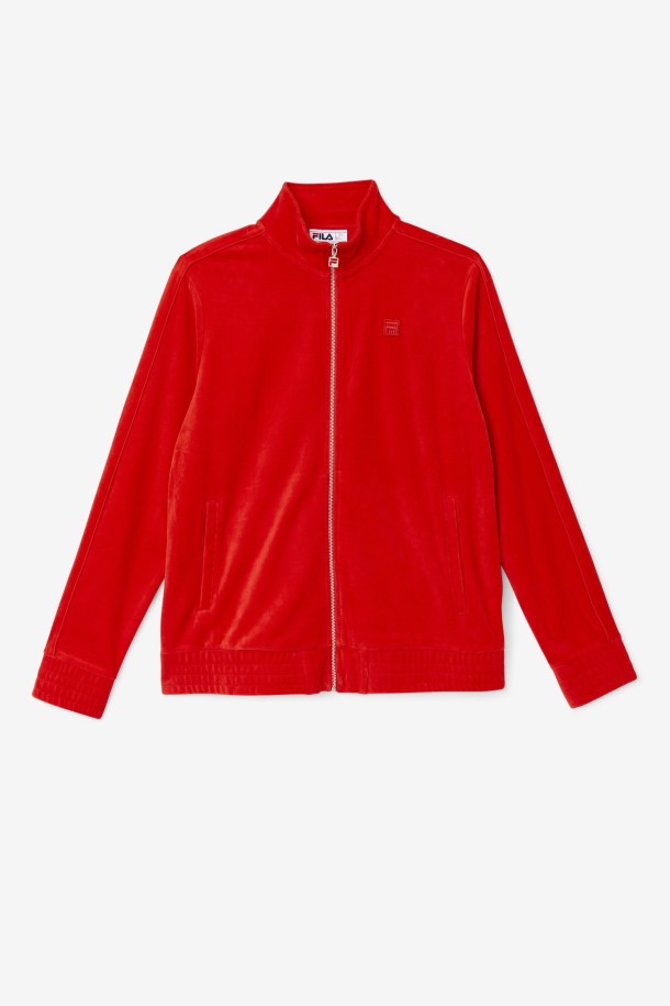Cola Outlets Devell Terciopelo Chaqueta Roja