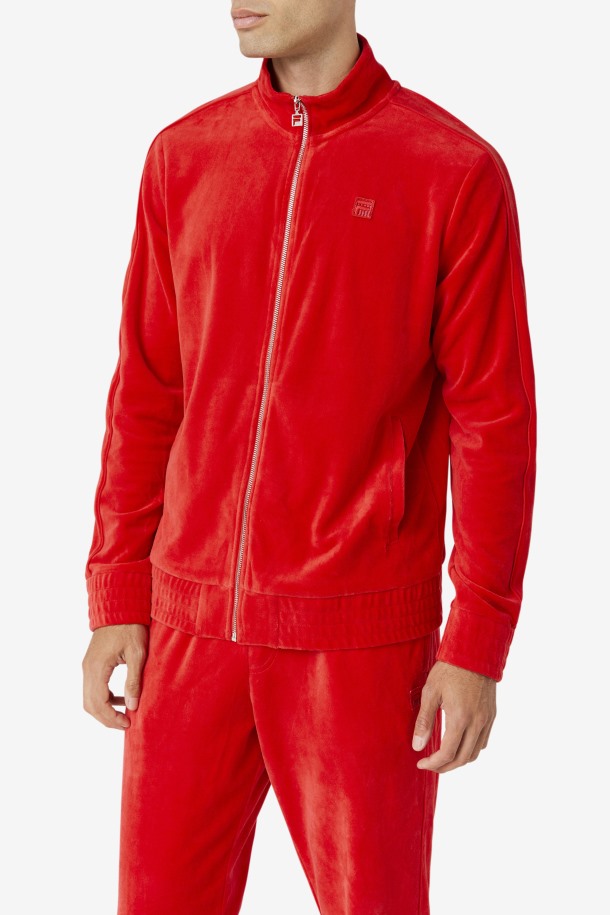 Cola Outlets Devell Terciopelo Chaqueta Roja