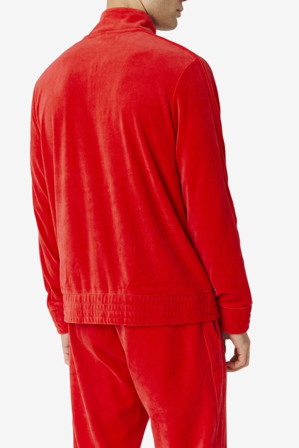 Cola Outlets Devell Terciopelo Chaqueta Roja