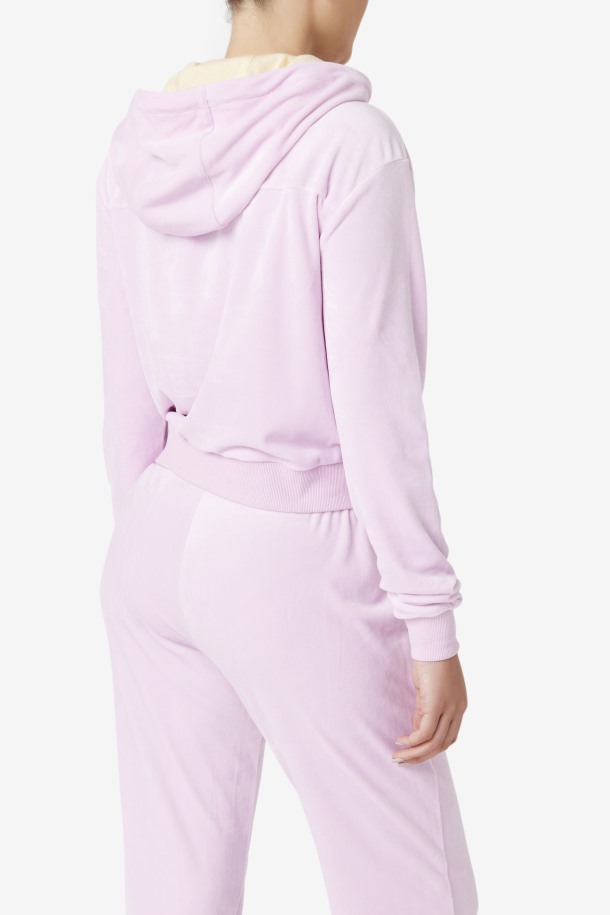 Chaqueta Terciopelo Zura Orquídea Outlet Cola