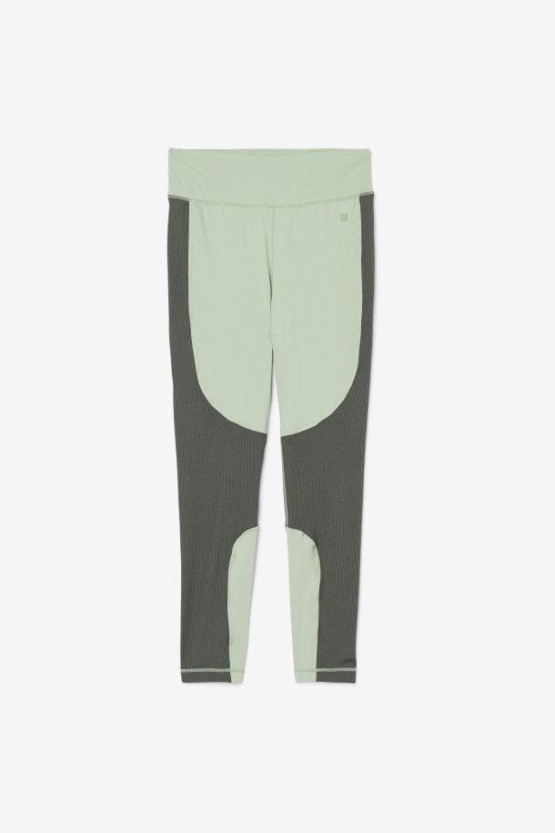 Queue Outlets Forza Leggins Anchos Texturizados Basil/thyme