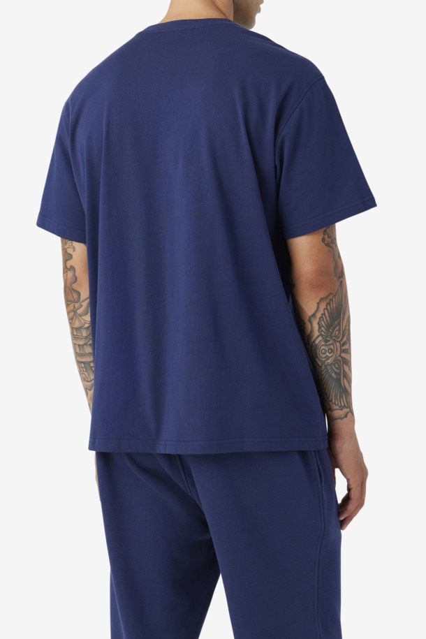Camiseta Parche 2pac Azul Marino Fila Outlet
