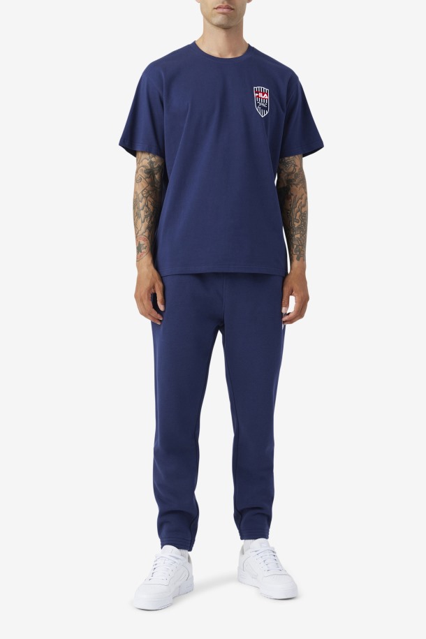 Camiseta Parche 2pac Azul Marino Fila Outlet