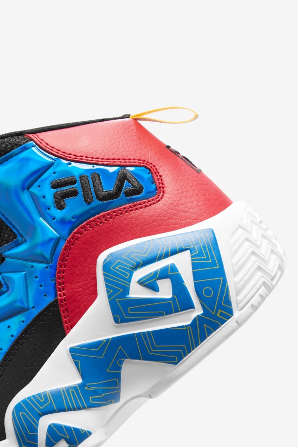 Negro/rojo/dorado Fila Outlets Mb Night Walk Para Niños Grandes