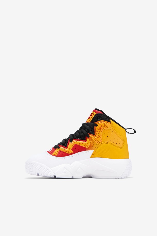 Blanco/dorado/rojo Fila Outlets Niños Grandes Mb