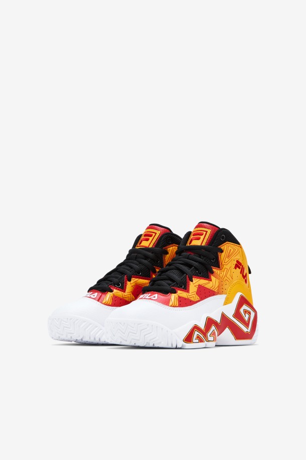 Blanco/dorado/rojo Fila Outlets Niños Grandes Mb