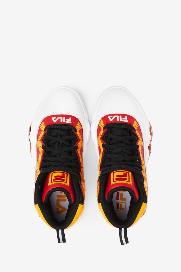 Blanco/dorado/rojo Fila Outlets Niños Grandes Mb