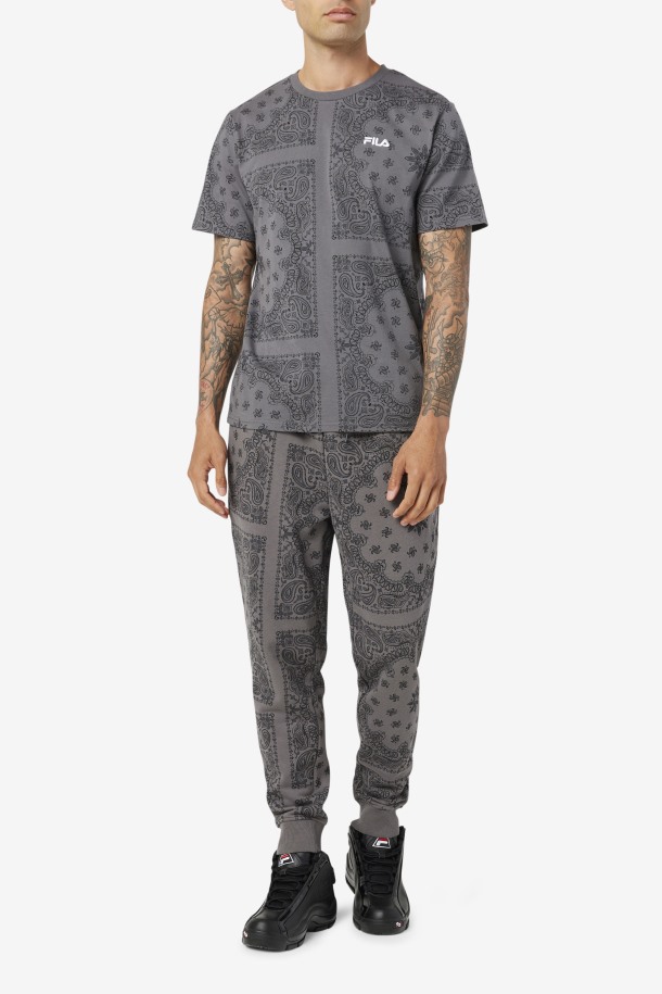 Hemlock Jogger Cola Salidas Estampado Tormenta/pañuelo