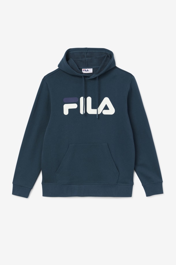 Fila Outlets Verde Azulado/egret/azul Marino Samari Sudadera Con Capucha
