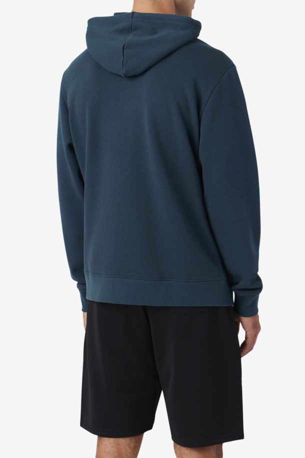 Fila Outlets Verde Azulado/egret/azul Marino Samari Sudadera Con Capucha