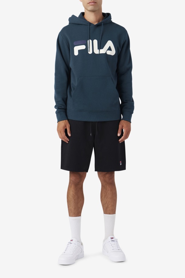 Fila Outlets Verde Azulado/egret/azul Marino Samari Sudadera Con Capucha