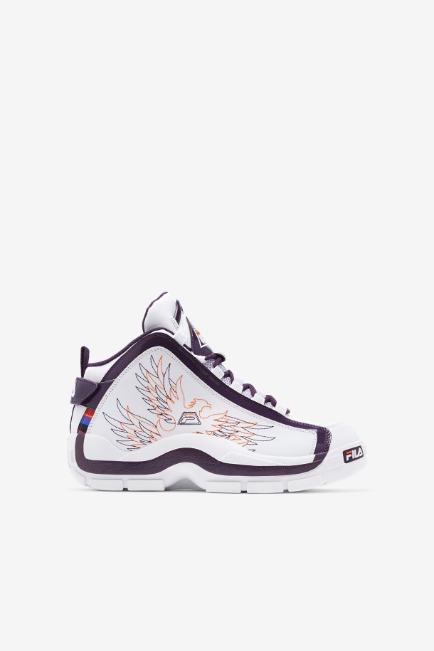 Blanco/púrpura Banderín/naranja Fila Outlets Big Kids' Grant Hill 2 Historia