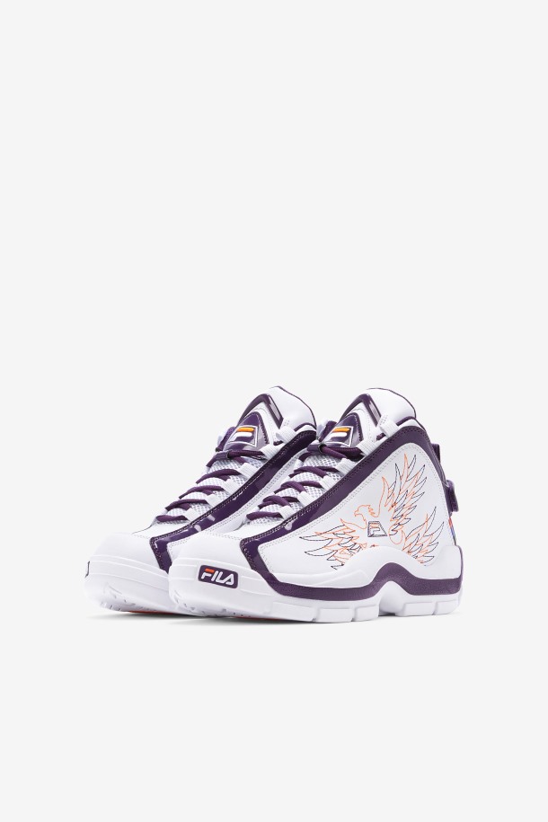 Blanco/púrpura Banderín/naranja Fila Outlets Big Kids\' Grant Hill 2 Historia